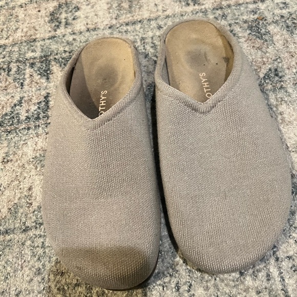 Rothy's Beige Slip-On Loafers clogs - Picture 3 of 6